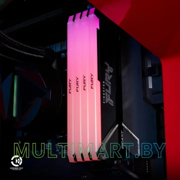 Оперативная память Kingston FURY Beast RGB 2x32GB DDR4 PC4-28800 (KF436C18BB2AK2/64) картинка 3